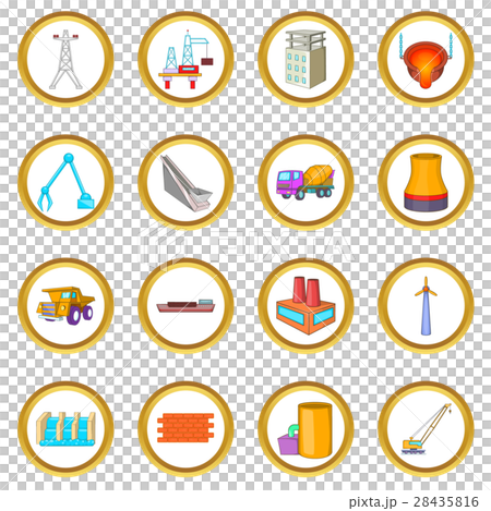 Industry vector set, cartoon style 28435816