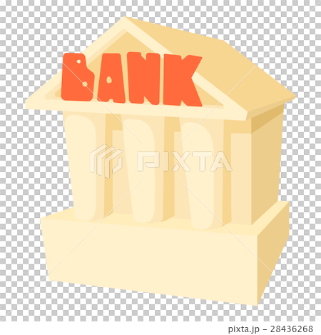 Bank icon, cartoon style Bank icon, cartoon style 28436268