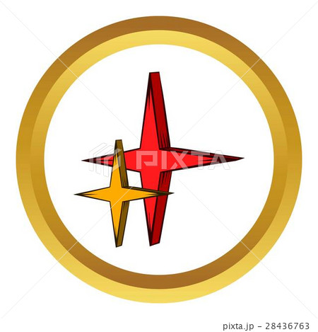 Star vector icon, cartoon style Star vector icon, cartoon style 28436763
