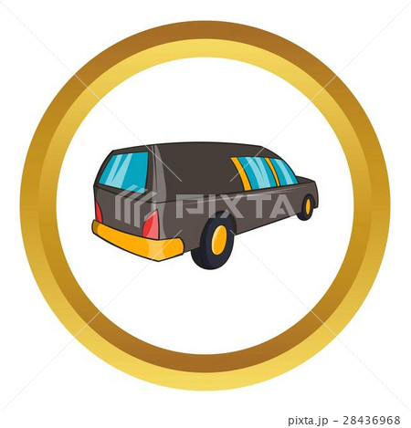 Hearse vector icon Hearse vector icon 28436968