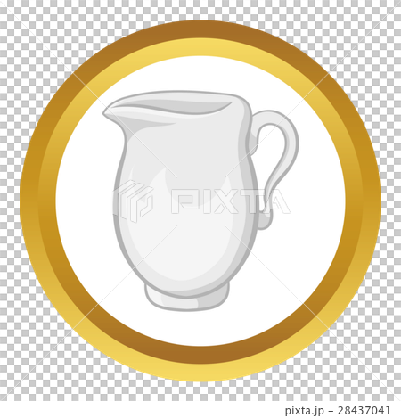 Jug of milk vector icon 28437041