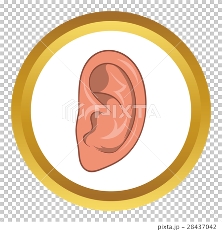 Ear vector icon 28437042