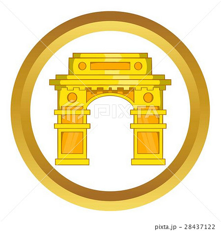 India Gate, New Delhi vector icon 28437122
