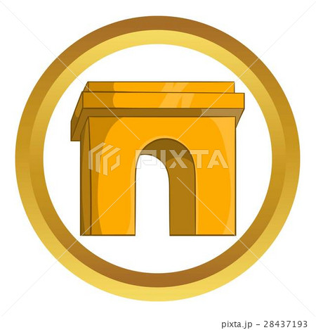 Triumphal arch, Paris vector icon 28437193