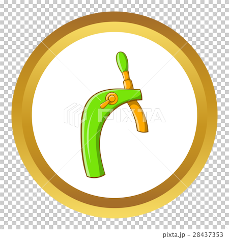 Faucet for beer vector icon 28437353