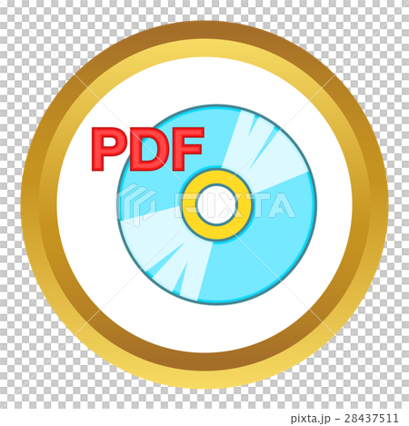 PDF book vector icon 28437511