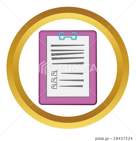 Medical report vector icon 28437524