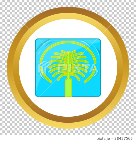 Artificial Islands in UAE vector icon 28437565