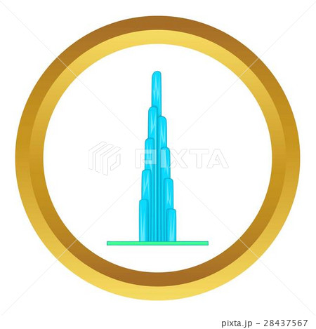 Burj Khalifa vector icon 28437567