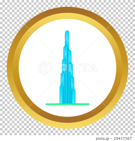 Burj Khalifa vector icon 28437567