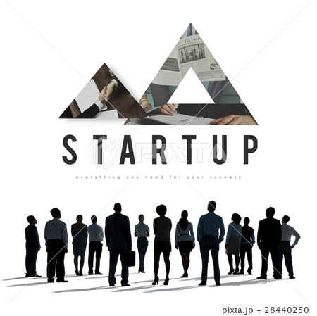 Triangle shaped abstract design business concept 28440250