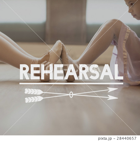 Ballerina Recreation Dancing Hobby Rehearsal Concept Ballerina Recreation Dancing Hobby Rehearsal Concept 28440657