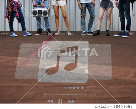Music Video Player Multimedia Concept 28441068
