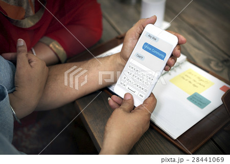 Online Communication connection Network Concept 28441069