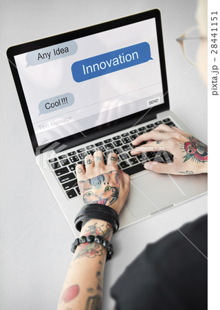 Online Communication connection Network Concept Online Communication connection Network Concept 28441151