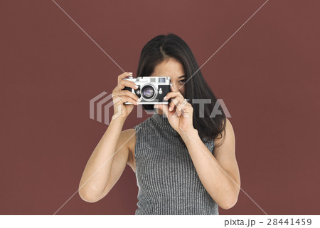 Asian Woman Cheerful Portrait Concept Asian Woman Cheerful Portrait Concept 28441459
