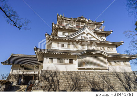 冬の千葉城の風景 28441761