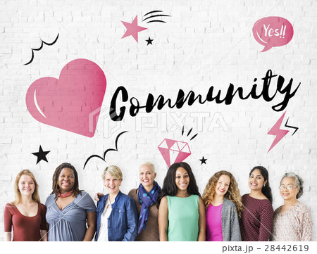 Charity Donation Heart Graphic Concept 28442619