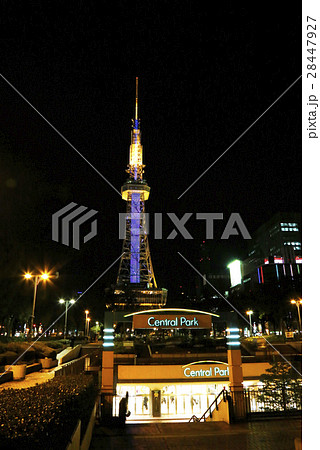 名古屋 堺町 名古屋テレビ塔 夜景 名古屋 堺町 名古屋テレビ塔 夜景 28447927