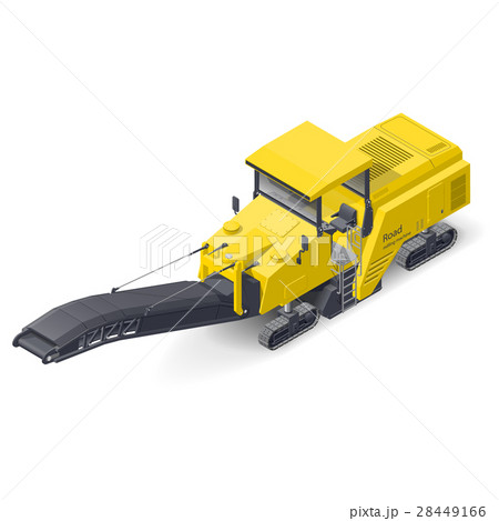 Road milling machine icon 28449166