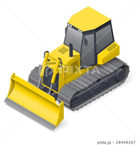 Bulldozer detailed icon 28449167