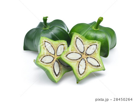 fresh sacha inchi isolated on white background 28450264