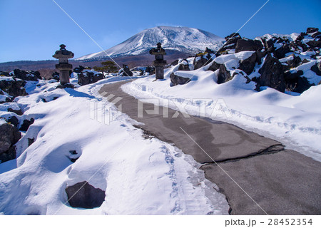 【群馬県】冬の鬼押出し園 【群馬県】冬の鬼押出し園 28452354