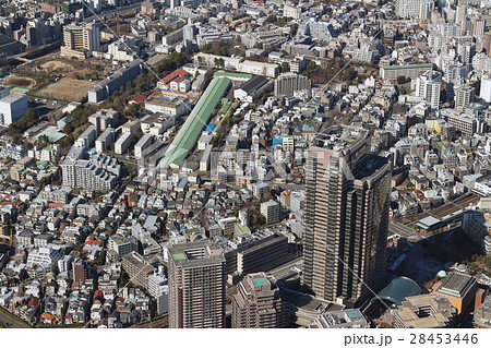 東京都目黒区の防衛省艦艇装備研究所付近を空撮 東京都目黒区の防衛省艦艇装備研究所付近を空撮 28453446