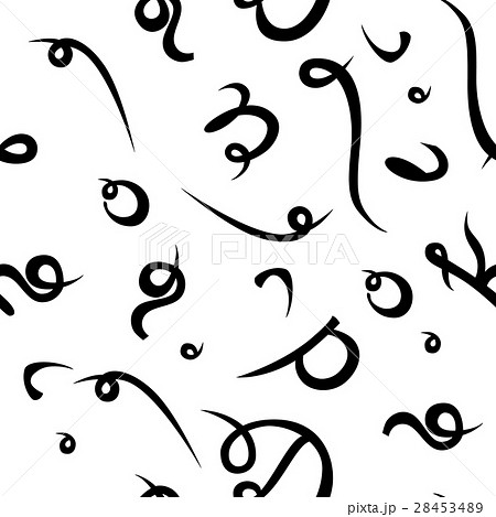 Handwritten calligraphic font seamless background 28453489