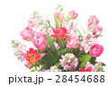 bouquet of pink tulips with Matthiola incana 28454688