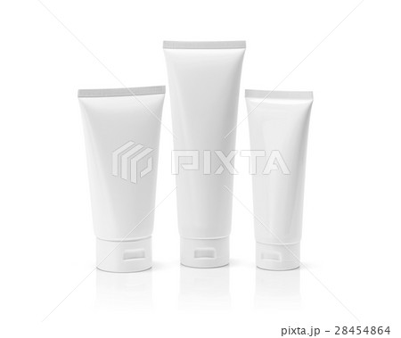 blank packaging cosmetic tube isolated on white 28454864