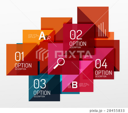 Vector square abstract background 28455833