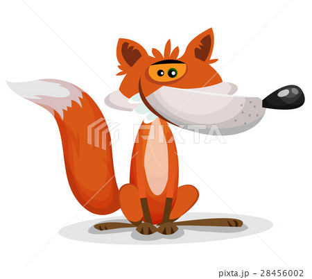 Cartoon Funny Fox Character Cartoon Funny Fox Character 28456002