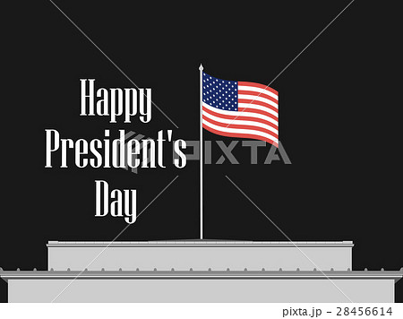 Happy Presidents Day. American flag. Vector 28456614