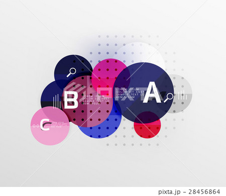 Colorful glossy circle infographics 28456864