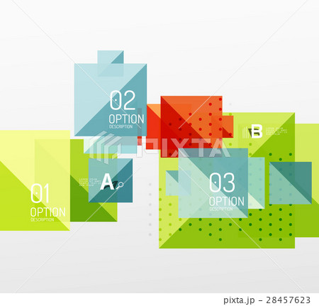 Vector square abstract background 28457623