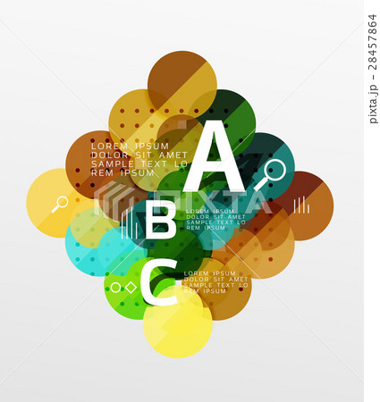 Circle geometric abstract background Circle geometric abstract background 28457864