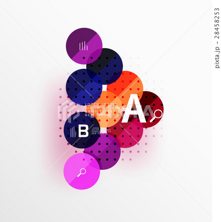 Circle modern geometry infographic background Circle modern geometry infographic background 28458253