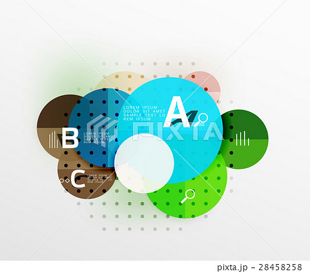 Circle modern geometry infographic background Circle modern geometry infographic background 28458258