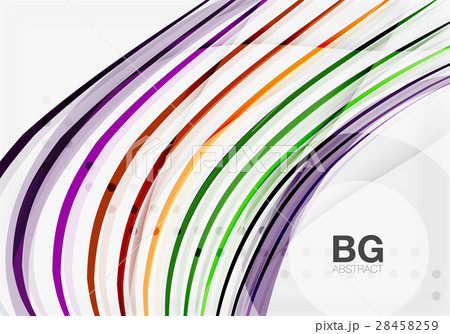 Colorful vector stripes on grey Colorful vector stripes on grey 28458259