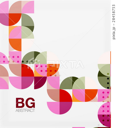 Modern elegant geometric circles abstract 28458753