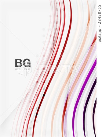 Thin lines wave abstract background 28458755