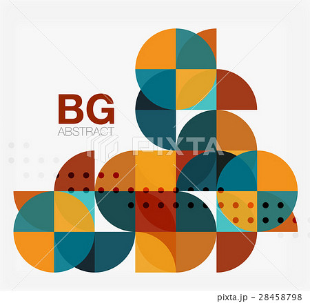 Modern elegant geometric circles abstract 28458798