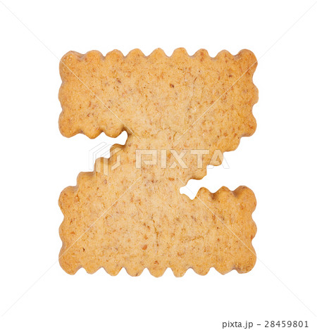 Cookie alphabet symbol - Zの写真素材 [28459801] - PIXTA