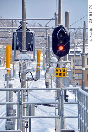 角館散歩：角館駅構内信号機 28461476