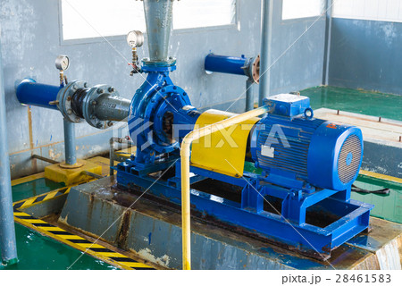 Pump motor in Water Treatment Plant 28461583