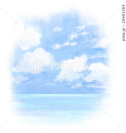 空と海のイラスト 28463264