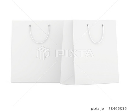 Paper Shopping Bags collection isolated on white Paper Shopping Bags collection isolated on white 28466356