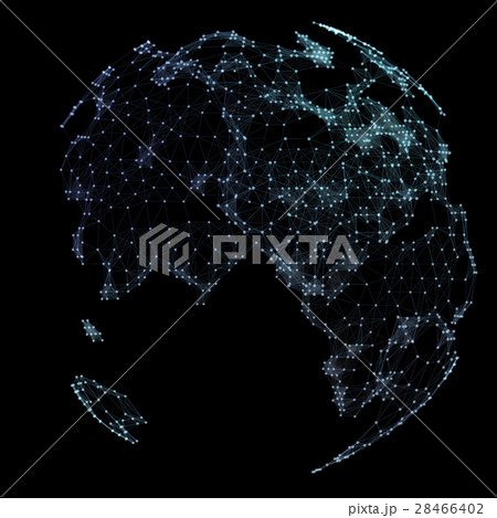 World map point, line, representing the global World map point, line, representing the global 28466402