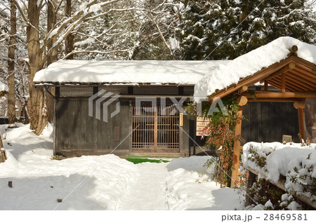 角館散歩：武家屋敷通り　青柳家庭内 28469581